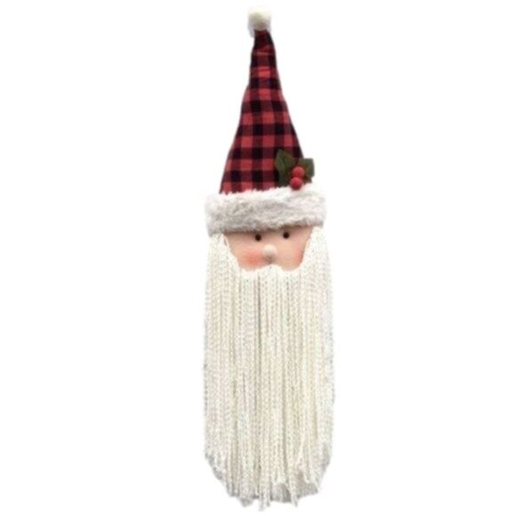 Santa Clause Head Door Christmas Decoration - Picture 1 of 12